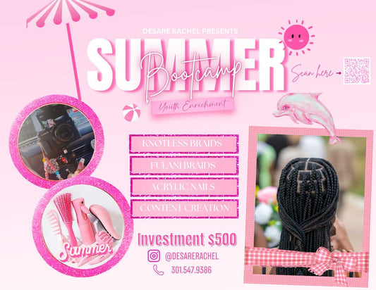 3 Day Youth Summer Beauty & Branding Workshop
